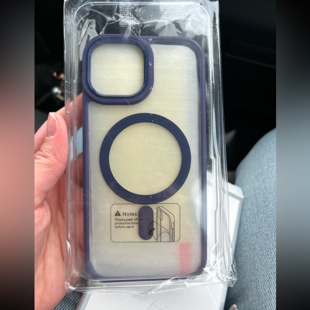 iPhone 14 Protective Blue Phone Case